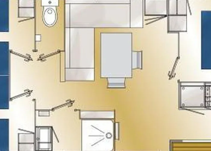 Mobil 6 Pers Avec Terrasse Aux Achards - Api-1-52-602 Кемпинг
